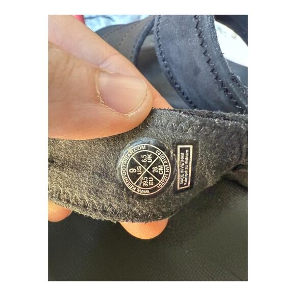 Keen Ellecity Sandal Black Leather Women size 9 - Picture 4 of 6